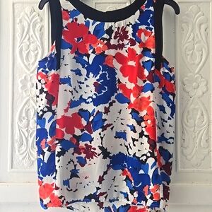 Vince Camuto Floral Top Size Small